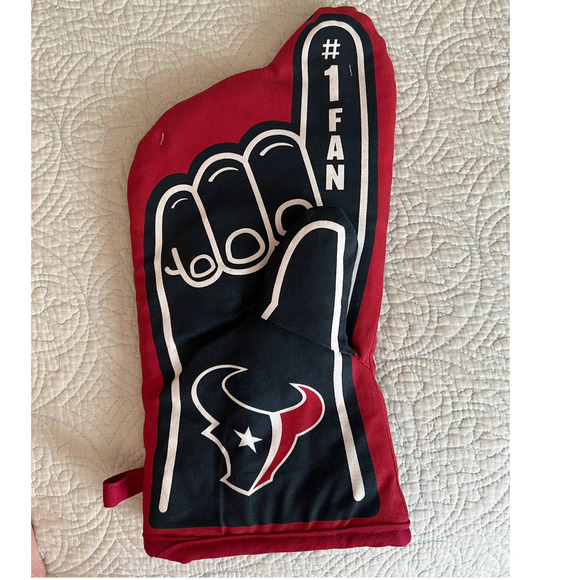 Sportula Houston Texans #1 Oven Mitt Team Cotton Grill Mitt - Picture 1 of 3